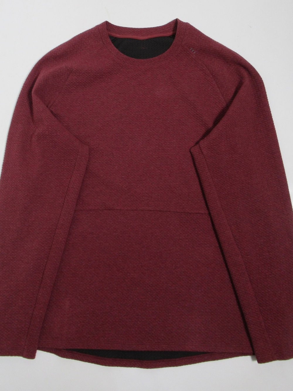 Lululemon Men's At Ease Crew Heathered Savannah / Black Size XXL